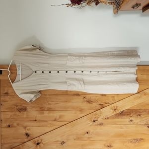 Rachel Zoe Linen Button Front Dress